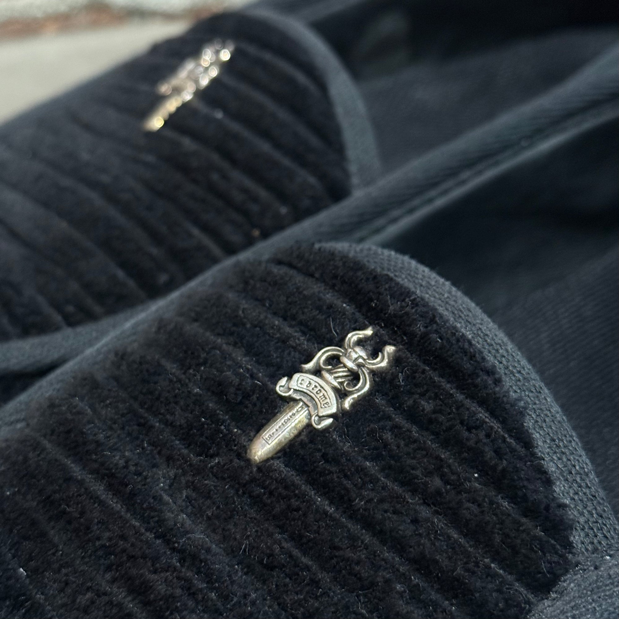 CHROME HEARTS DAGGER LOAFERS ‘BLACK’