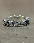 DEAL DESIGN LILY ROD RING 'SILVER'