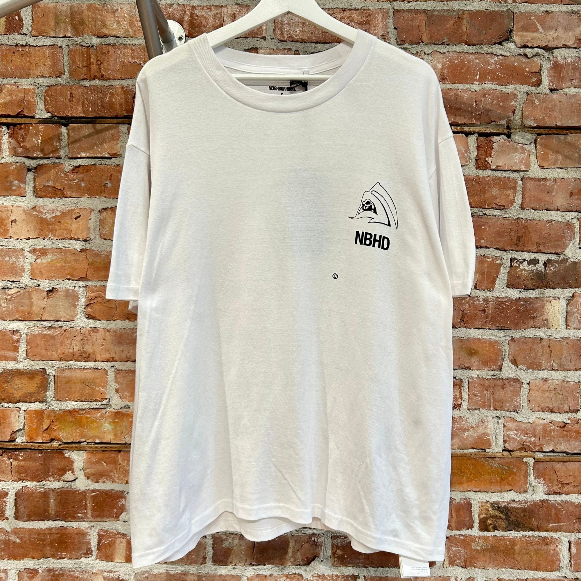 NEIGHBORHOOD NBHD GRIM REAPER TEE ‘WHITE’
