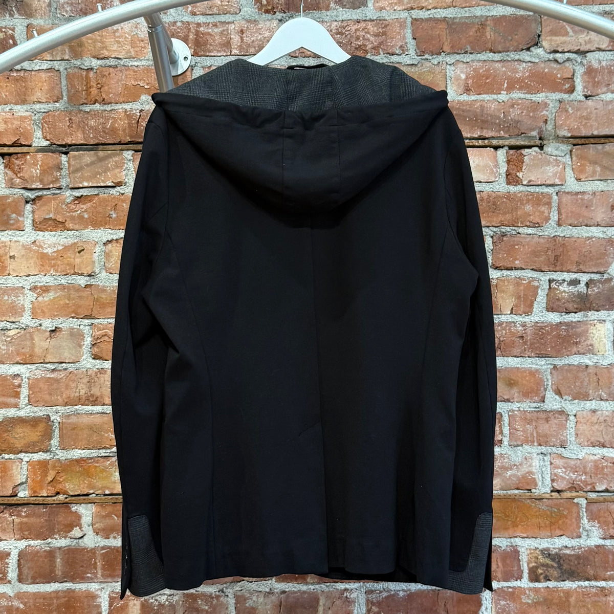 DIRK BIKKEMBERGS HOODED RAYON JACKET ‘BLACK’