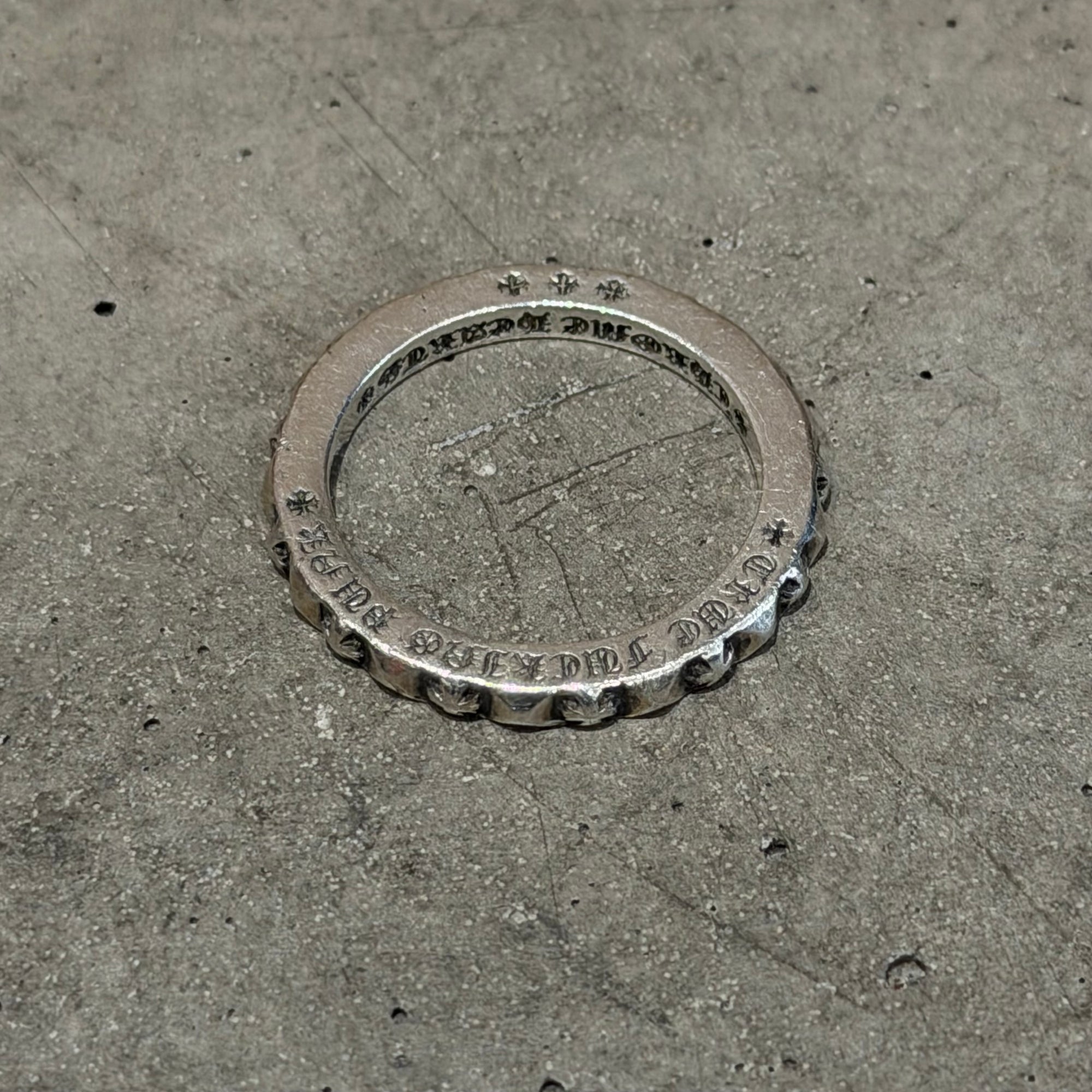 CHROME HEARTS TFP TRUE F*CKING PUNK RING 'SILVER'
