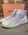 ACNE STUDIOS HIGH TOP CANVAS SNEAKERS ‘LAVENDER’
