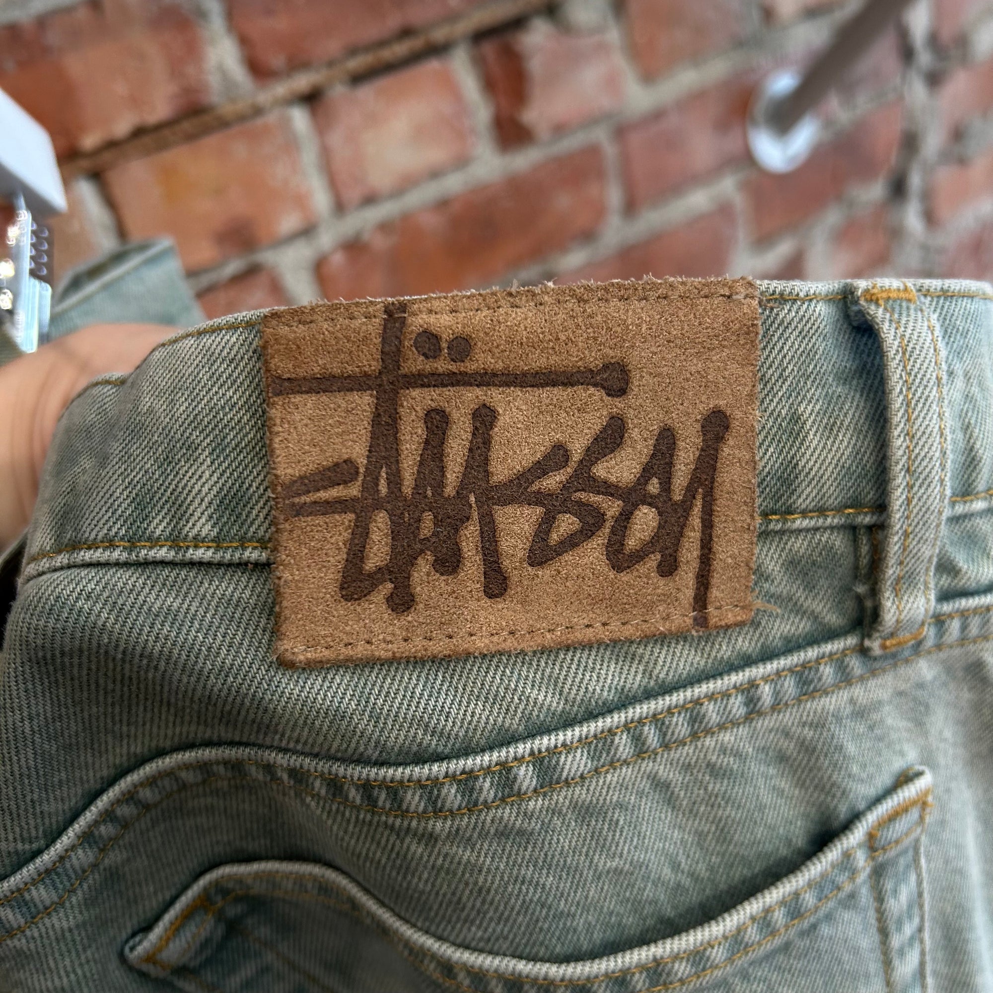 STUSSY "BIG OL JEANS" BAGGY DENIM ‘VINTAGE BLUE’