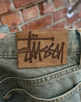 STUSSY "BIG OL JEANS" BAGGY DENIM ‘VINTAGE BLUE’