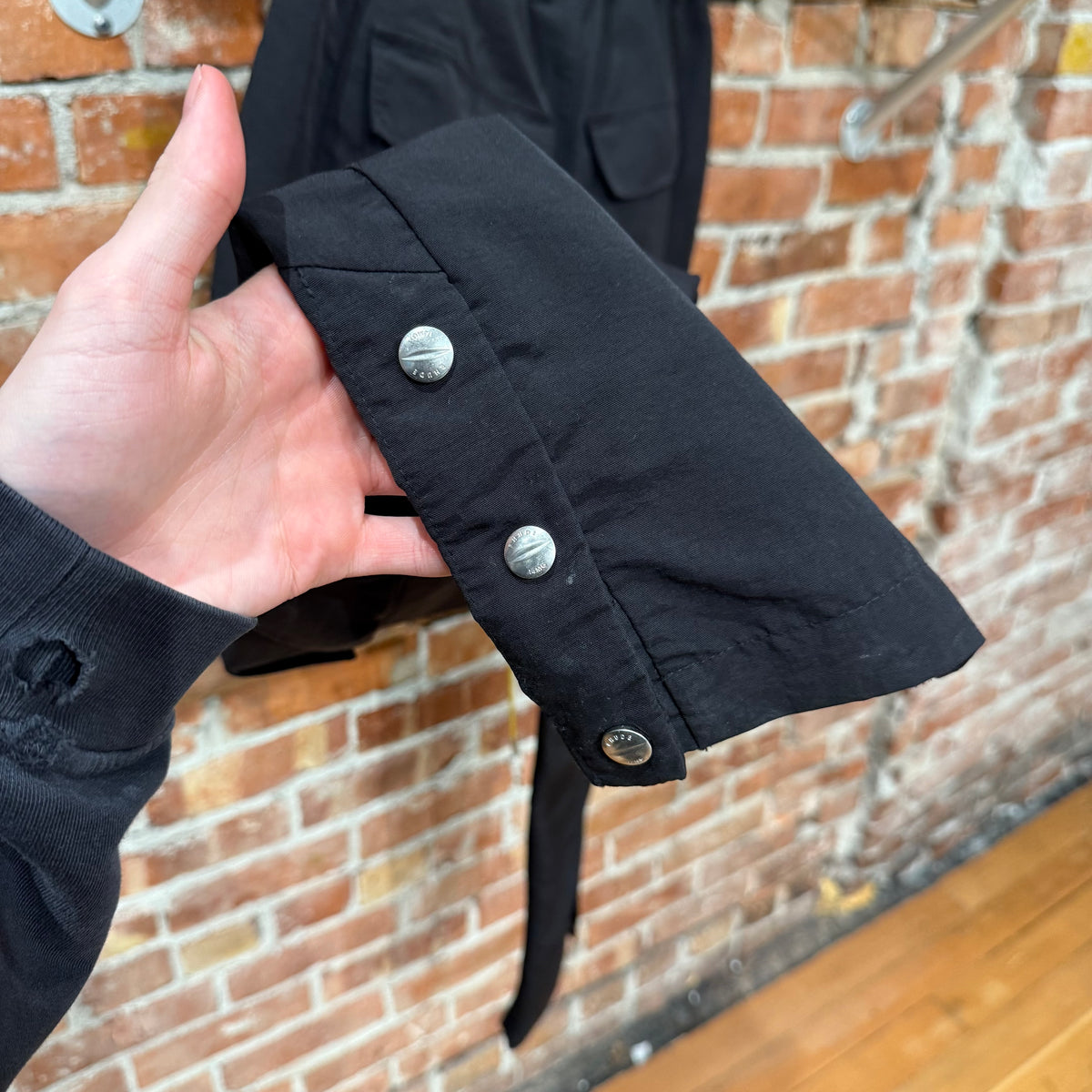 RHUDE RIFLE NYLON CARGO PANTS ‘BLACK’