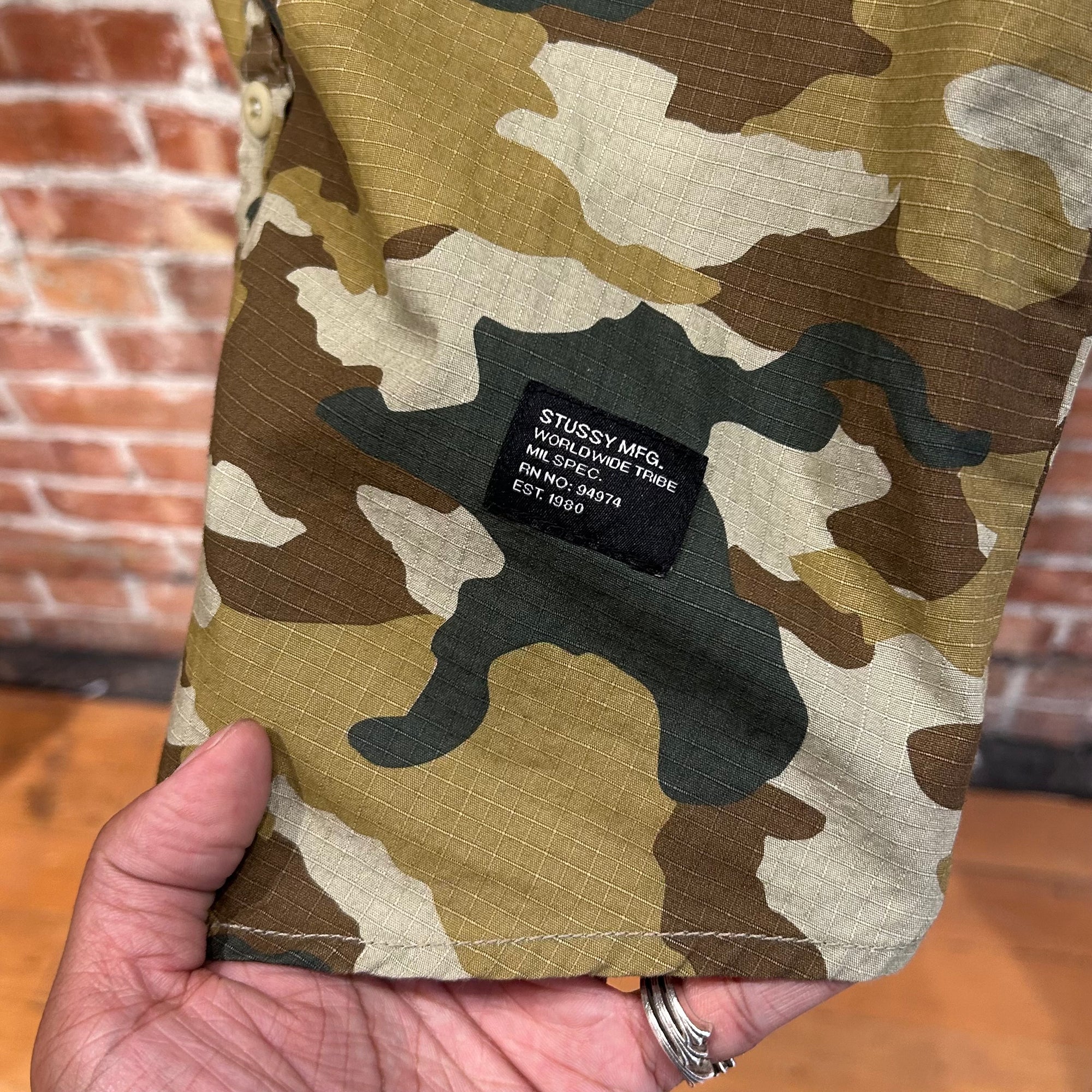 STUSSY MILITARY CAMO FIELD SHIRT ‘MULTI’