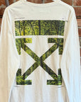 OFF WHITE JAPAN EXCLUSIVE LANDSCAPE ARROW LONGSLEEVE ‘WHITE’