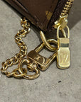 LOUIS VUITTON MONOGRAM POCHETTE BAG ‘BROWN/GOLD’