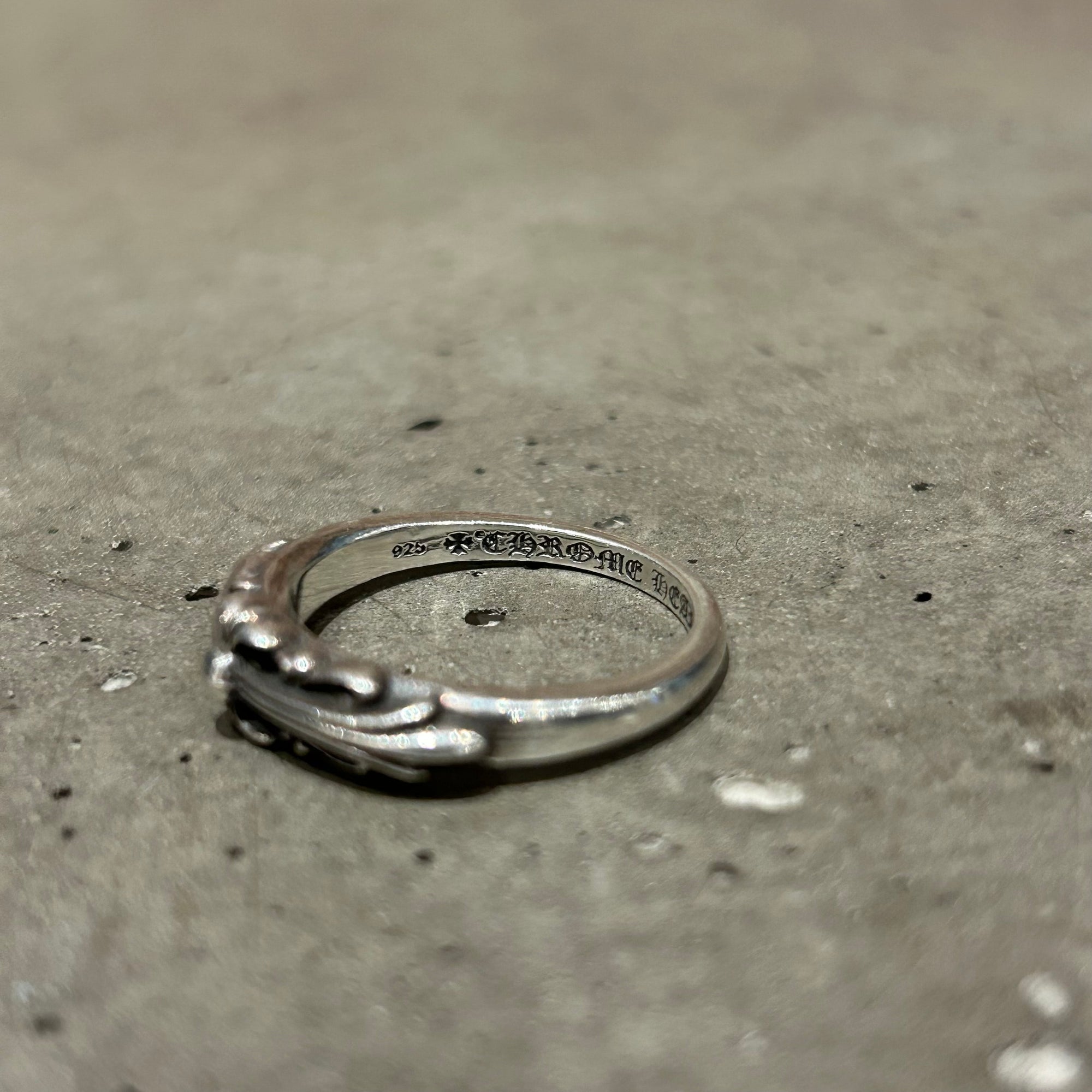 CHROME HEARTS BABY FLORAL RING 'SILVER'