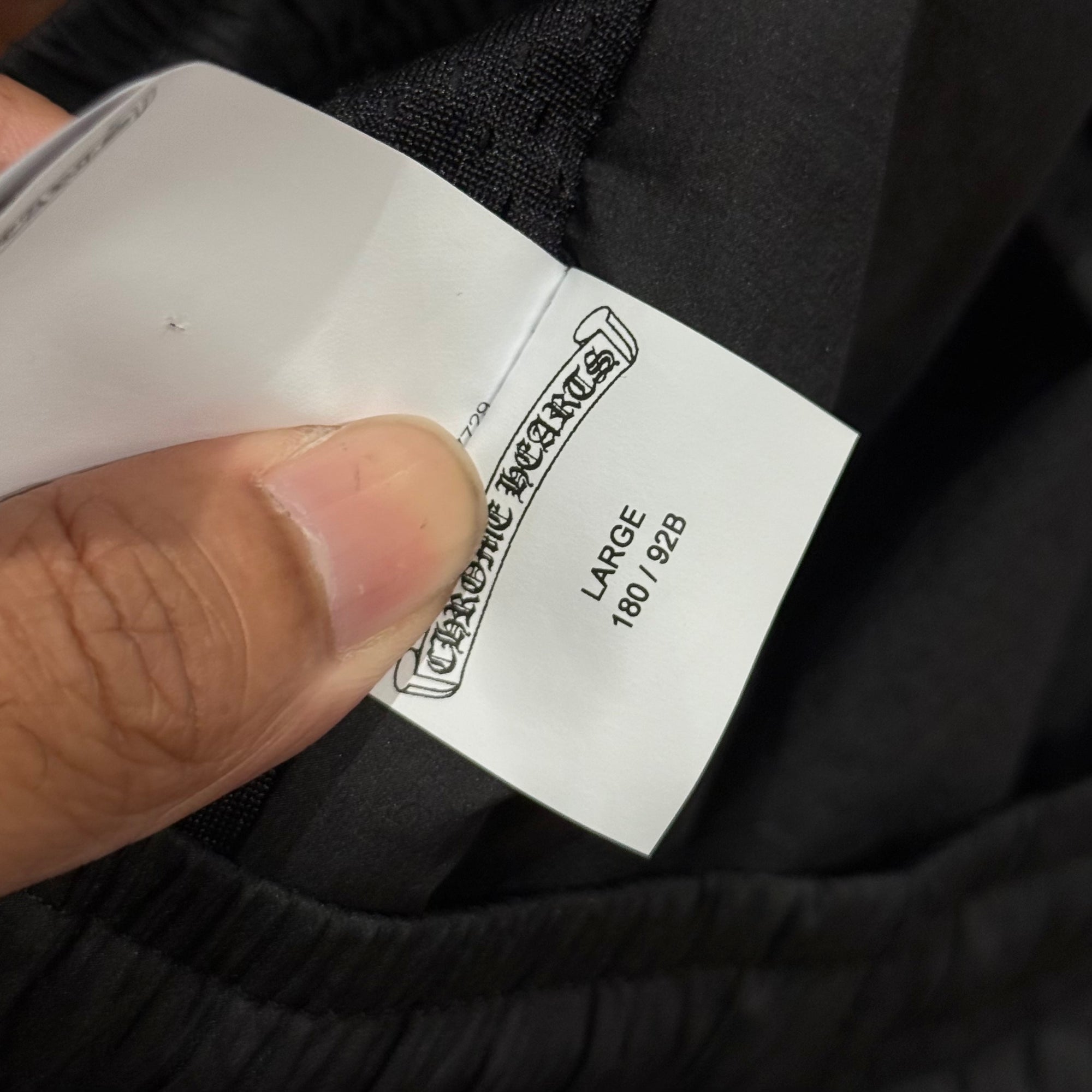 CHROME HEARTS MATCH POINT NYLON PANTS ‘BLACK’