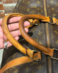 LOUIS VUITTON 1990s MONOGRAM KEEPALL 55 BAG ‘BROWN’