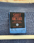 SAINT MICHAEL GHOST IN THE SHELL CREWNECK ‘BLUE’