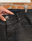 CHROME HEARTS 5 POCKET JAPANESE SELVEDGE DENIM ‘BLACK’