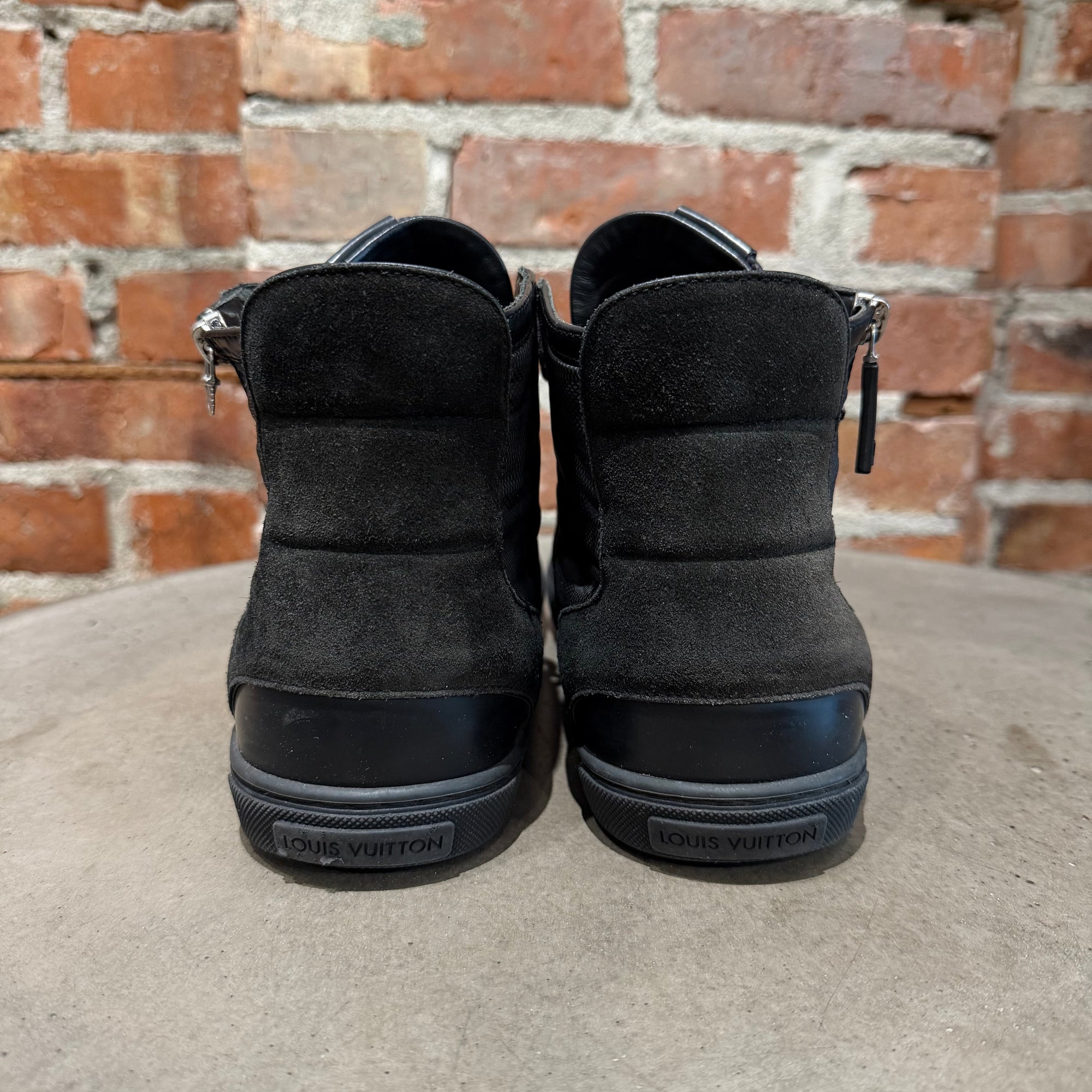 LOUIS VUITTON SS13 DAMIER GRAPHITE ZIP SNEAKERS ‘BLACK’