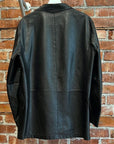 PRADA FW00 LEATHER LAMBSKIN SPORT COAT ‘BLACK’