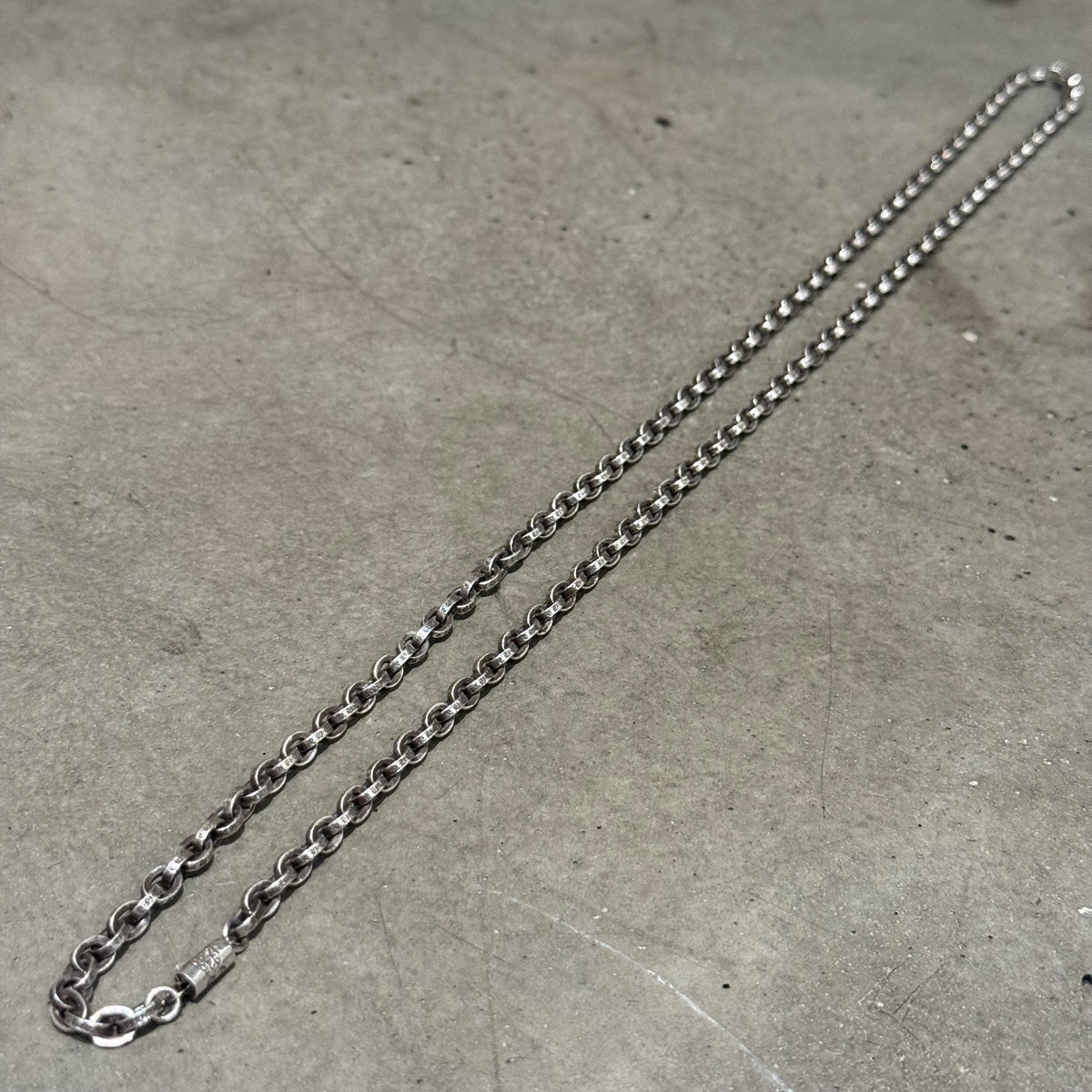 CHROME HEARTS 30” PAPER CHAIN NECKLACE ‘SILVER’