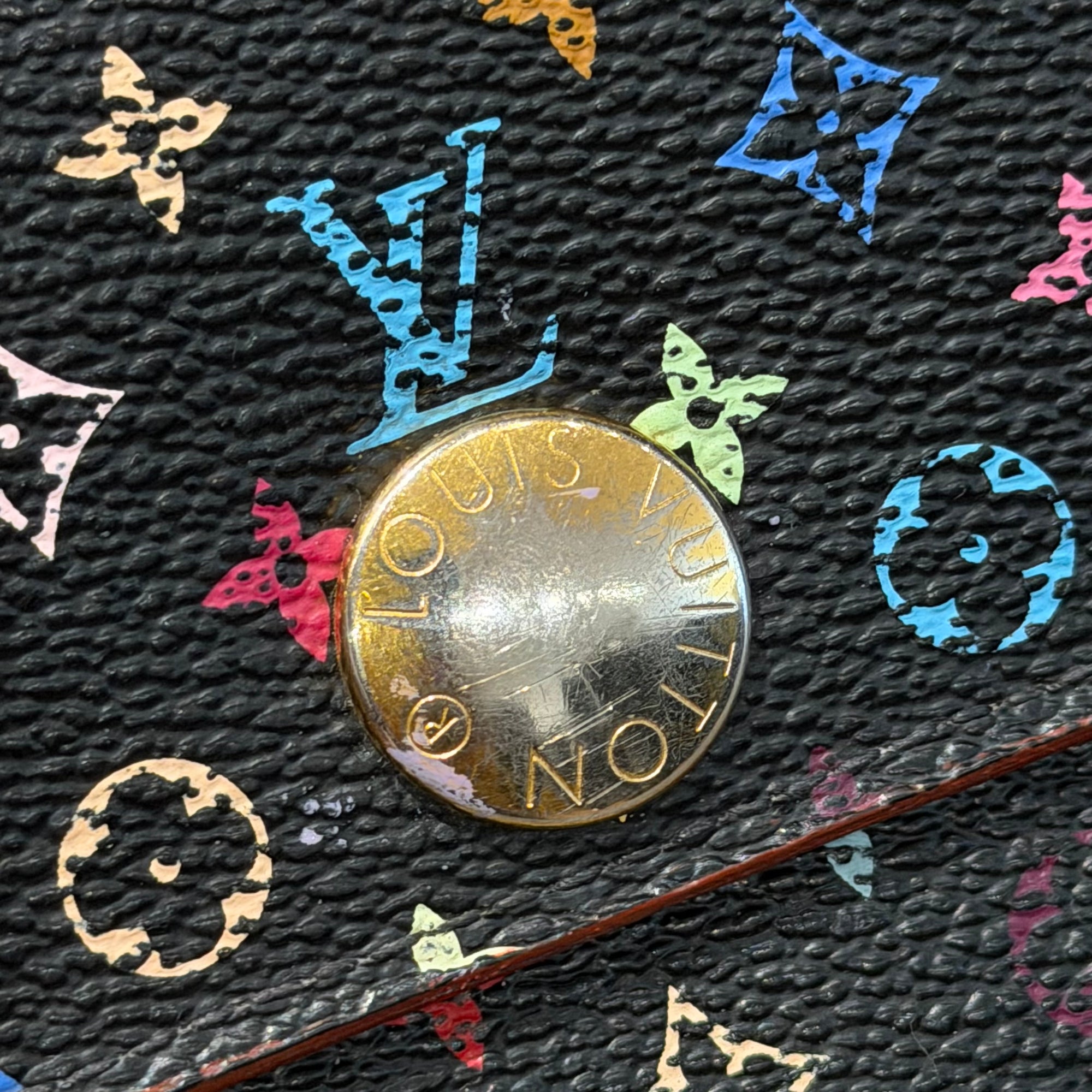 LOUIS VUITTON X TAKASHI MURAKAMI MONOGRAM WALLET ‘BLACK'