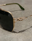 CHROME HEARTS RIPPING AVIATOR SUNGLASSES ‘GOLD’