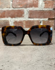 CELINE WIDE FRAME SUNGLASSES ‘TORTOISE’