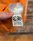 CHROME HEARTS MATTY BOY BUILD PULLOVER HOODIE ‘ORANGE’