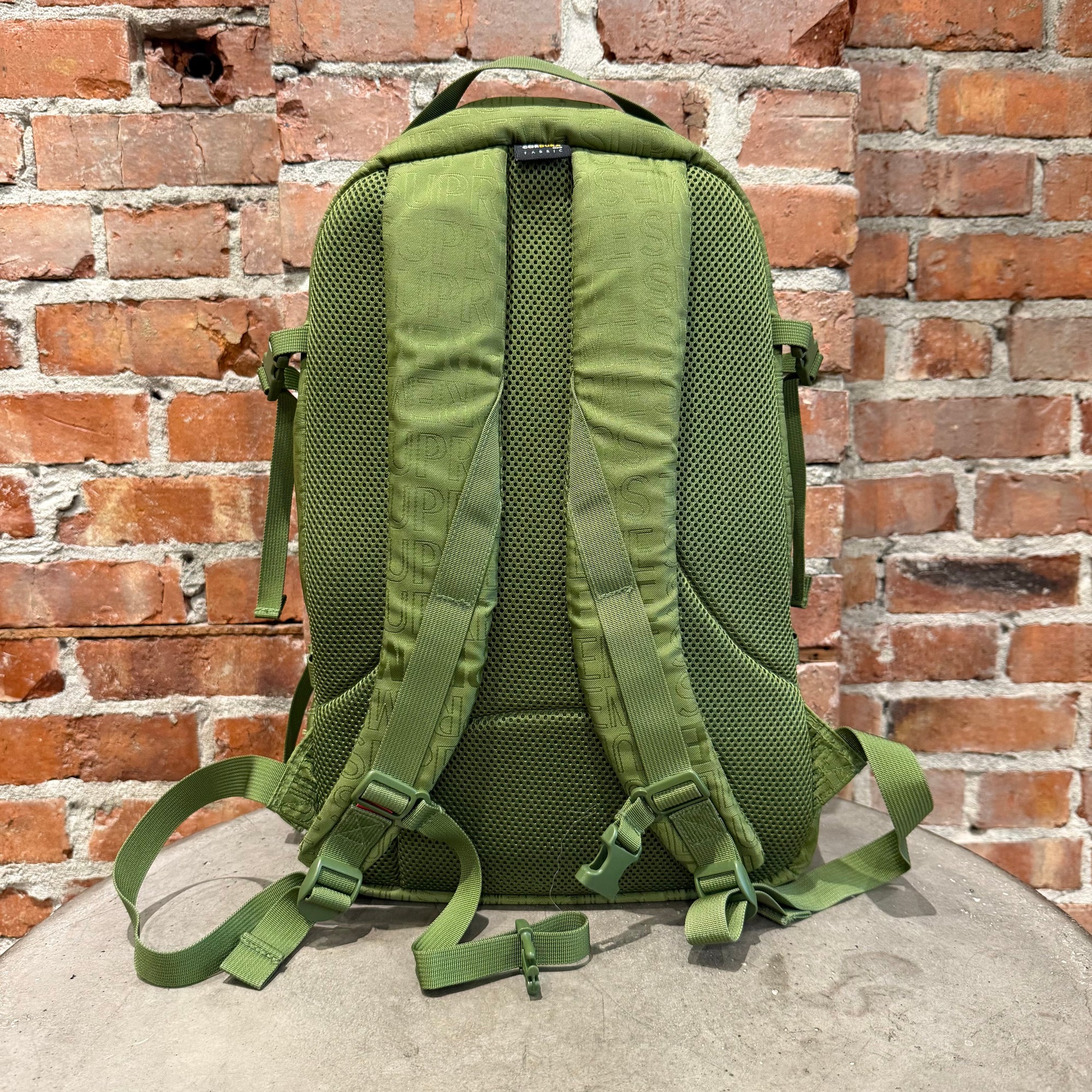 SUPREME SS19 BOX LOGO CODRURA BACKPACK ‘OLIVE’