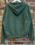 KAPITAL "RED ARMY" STAR ZIP HOODIE ‘SAGE’