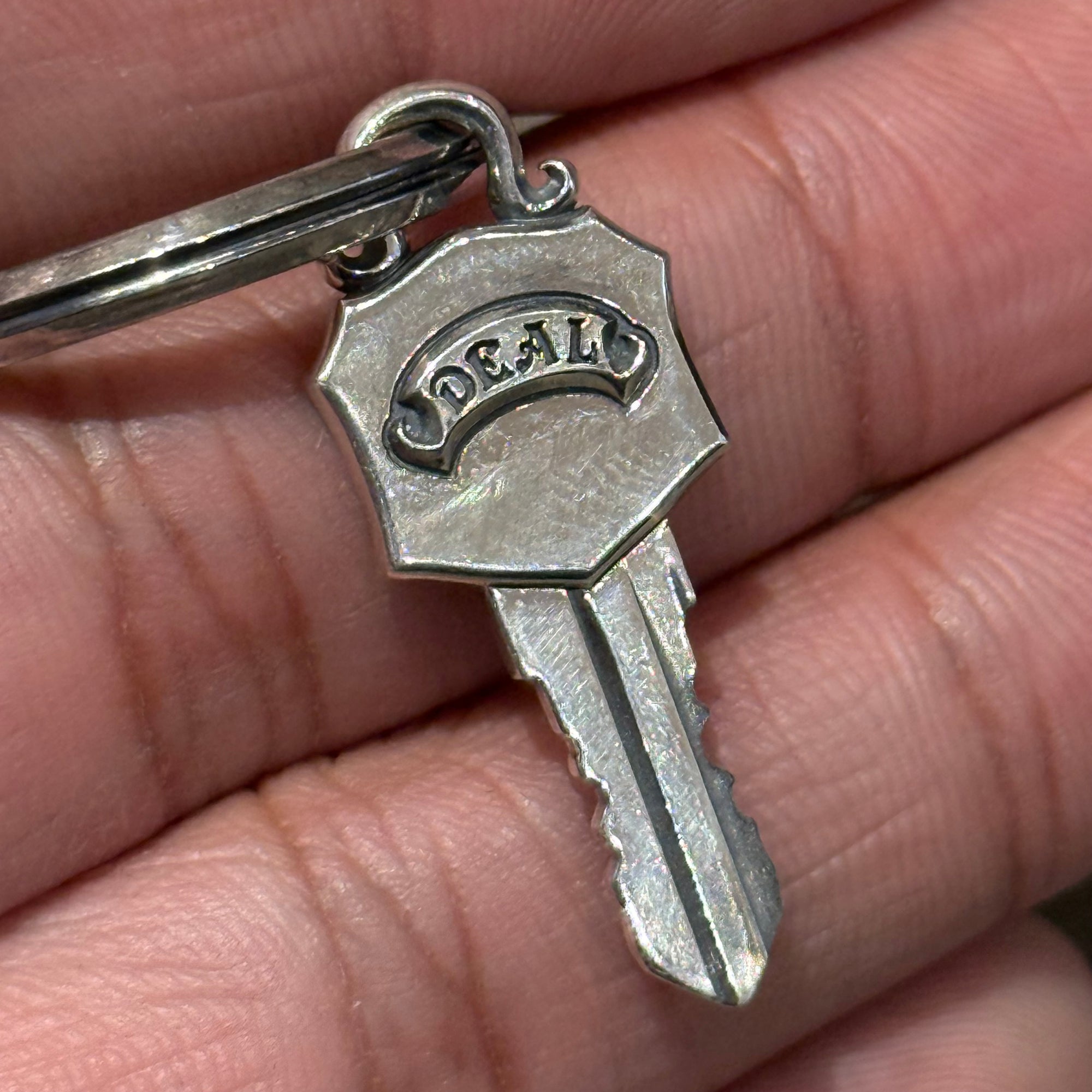 DEAL DESIGN KG CLIP FLEURKEY KEYCHAIN ‘SILVER’