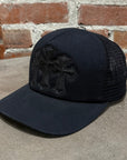 CHROME HEARTS TRIPLE CROSS TRUCKER HAT ‘BLACK’