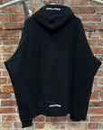 CHROME HEARTS VERTICAL SCRIPT PULLOVER HOODIE ‘BLACK’