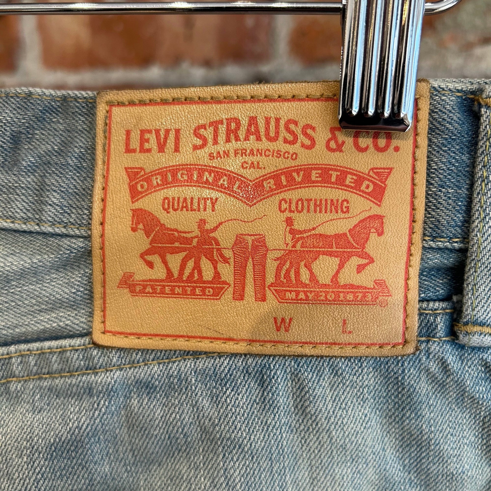 LEVIS X JUNYA WATANABE AD2022 WIDE LEG DENIM ‘LIGHT WASH’