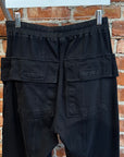 RICK OWENS SS24 LIDO DRKSHDW RIG CREATCH CARGOS ‘BLACK’