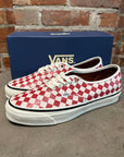 VANS PREMIUM LX AUTHENTIC DIAMOND CHECKERED VANS ‘RED/WHITE’