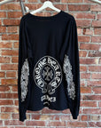 CHROME HEARTS TAIPEI EXCLUSIVE FLORAL LONGSLEEVE ‘BLACK’