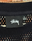 STUSSY WORKGEAR MESH JERSEY TEE ‘BLACK’