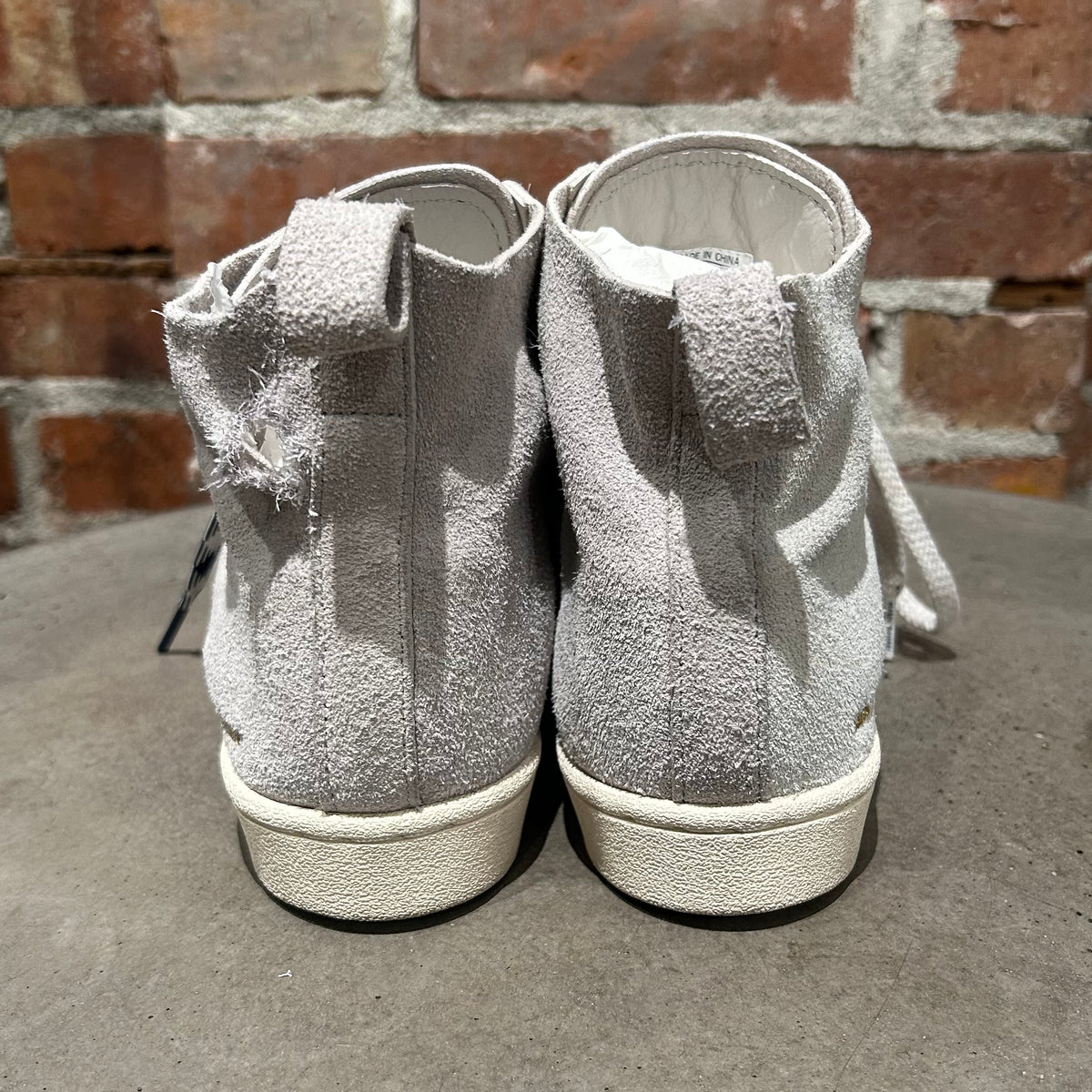 WALES BONNER X ADIDAS SUEDE SUPERSTAR HIGH SNEAKERS ‘GREY’