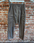 RICK OWENS LONG CARGO PANTS ‘GREY’