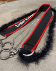 BALENCIAGA HYBRID CAMERA STRAP WALLET CHAIN ‘BLACK/RED’