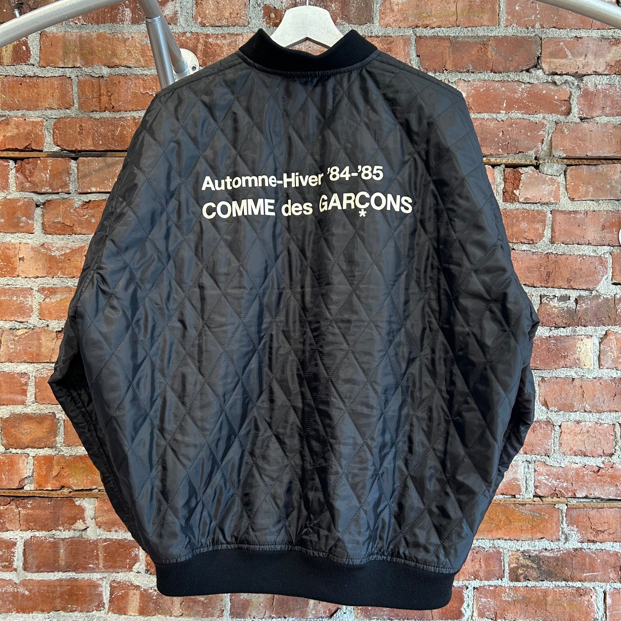COMME DES GARÇONS AUTOMNE-HIVER '84-85 STAFF BOMBER ‘BLACK’