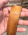 LOUIS VUITTON ARTICLES DE VOYAGE LEATHER BELT ‘BROWN’