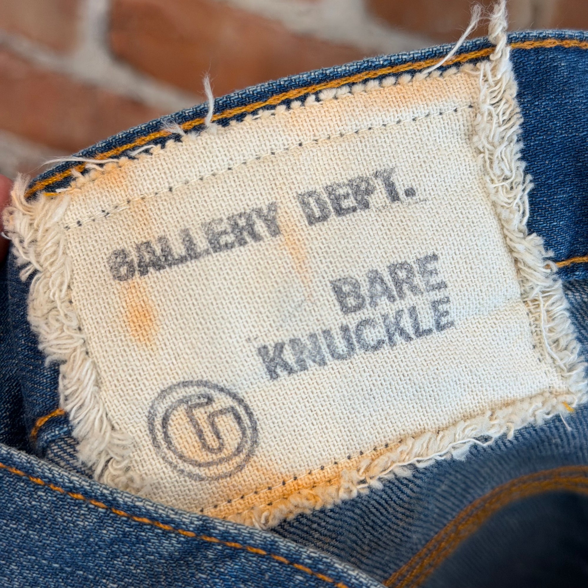 GALLERY DEPT. BARE KNUCKLE MUDWASH DENIM ‘BLUE’