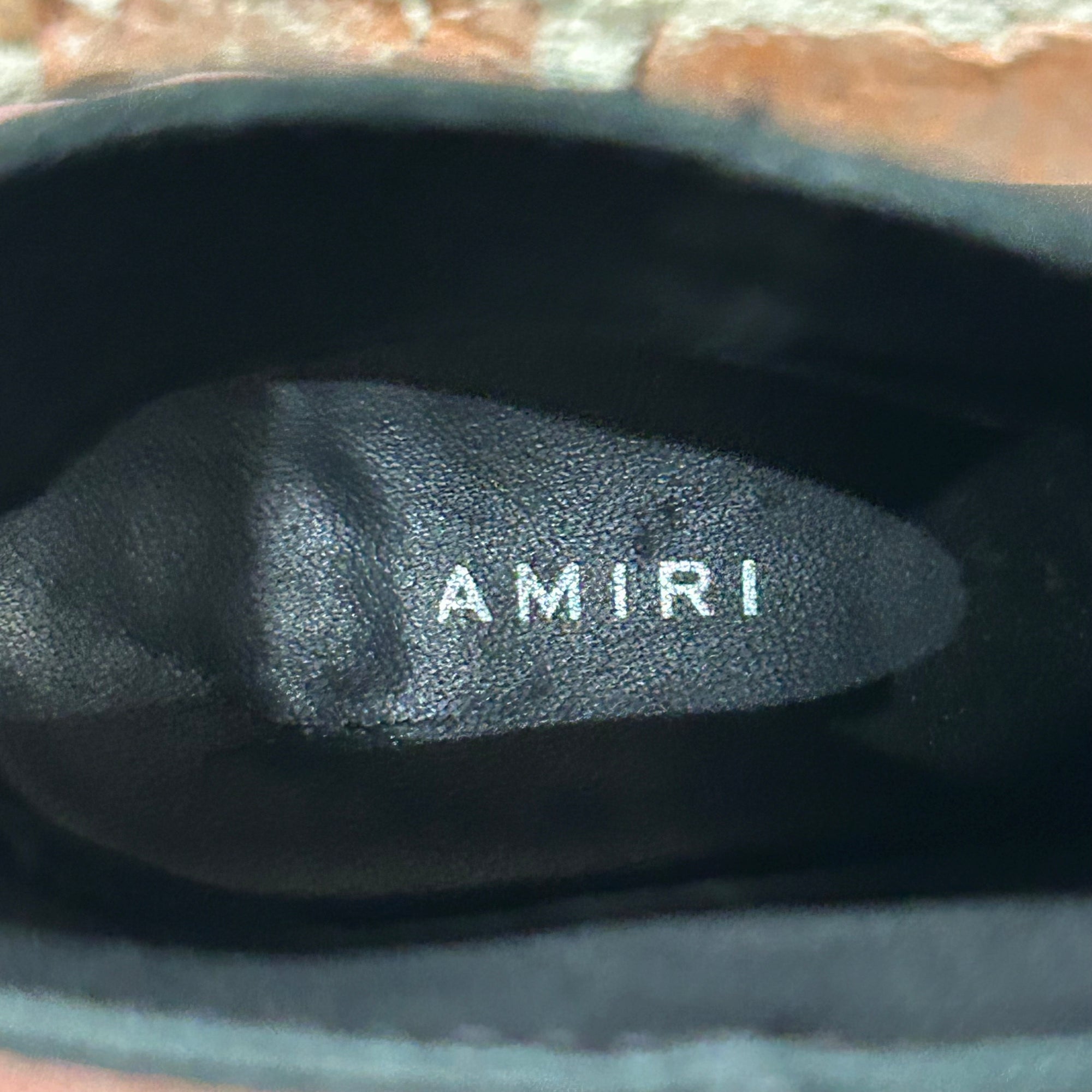 AMIRI BACKZIP ANKLE BOOTS ‘BLACK’
