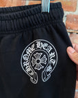 CHROME HEARTS SCRIPT LOGO SWEATPANTS ‘BLACK’