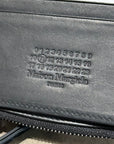 MAISON MARGIELA FOUR STITCH BIFOLD ZIP WALLET ‘BLACK’