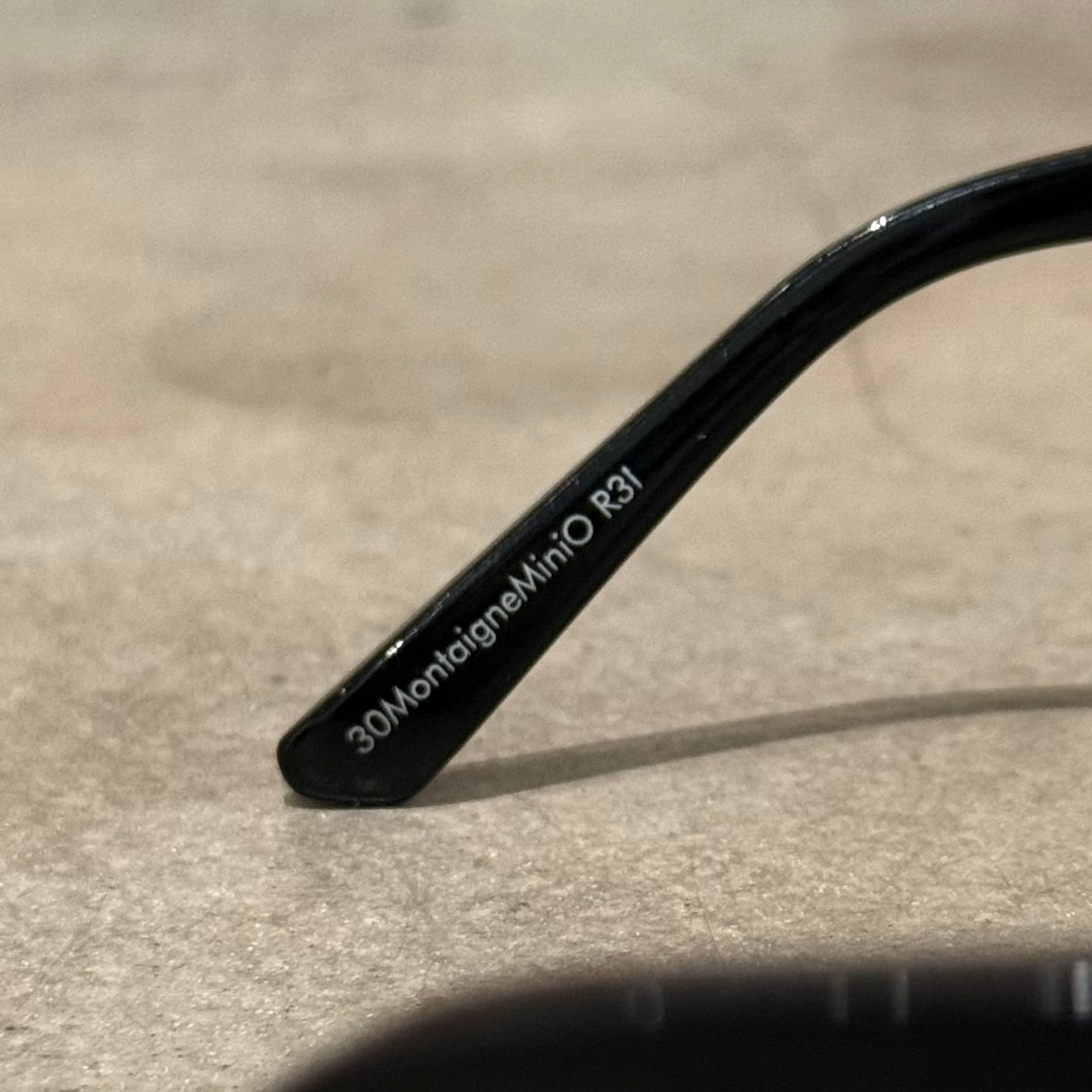 CHRISTIAN DIOR 30 MONTAIGNE MINIO FRAMES ‘BLACK/GOLD’