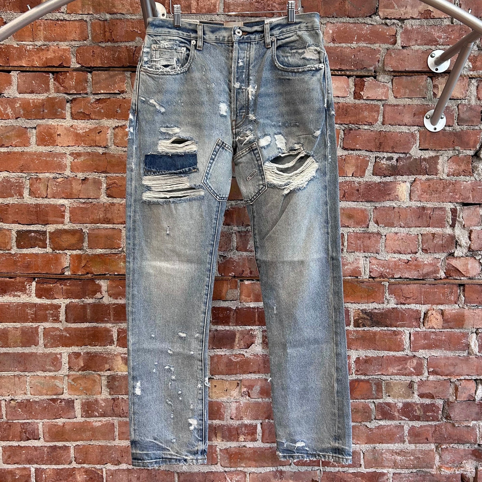 GALLERY DEPT. BOWERY 5001 DISTRESSED DENIM ‘VINTAGE BLUE’
