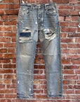 GALLERY DEPT. BOWERY 5001 DISTRESSED DENIM ‘VINTAGE BLUE’