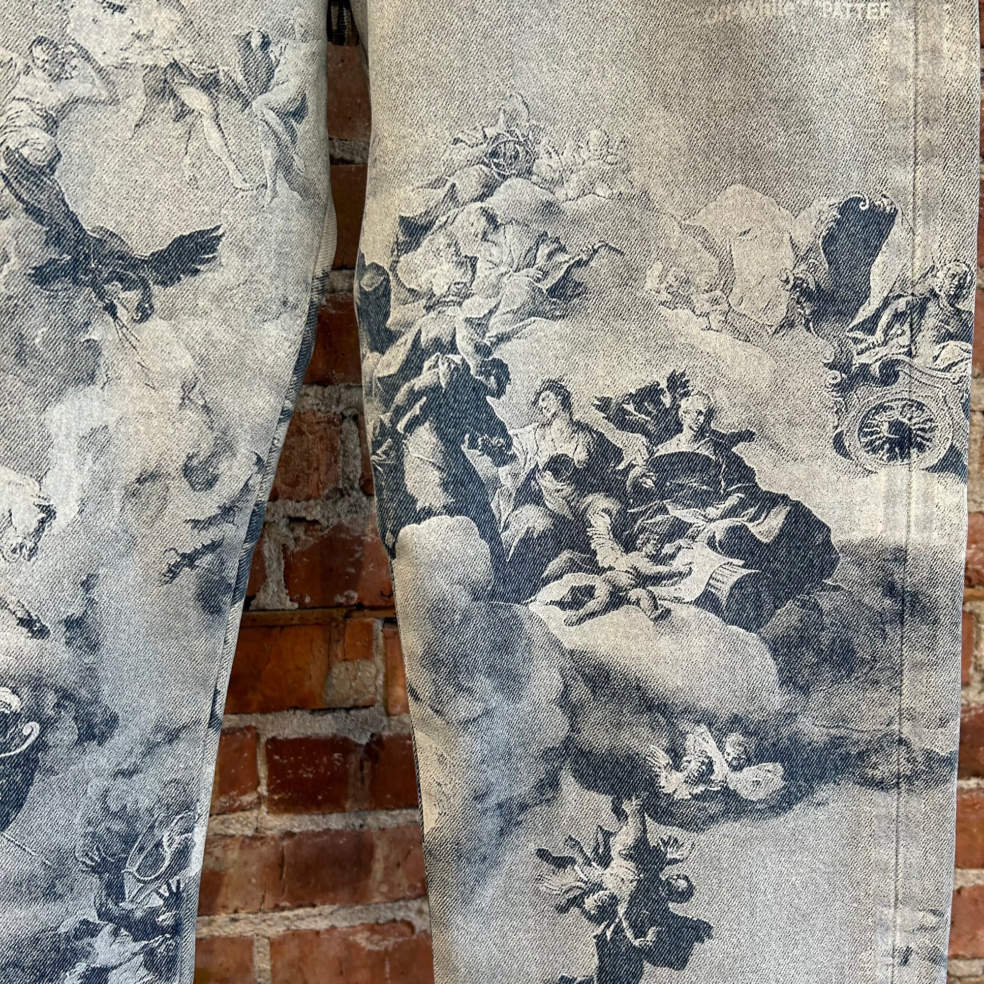 OFF-WHITE CRAVAGGIO TAPESTRY DENIM ‘LIGHT BLUE’