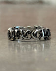 CHROME HEARTS SPELLOUT RING ‘SILVER’