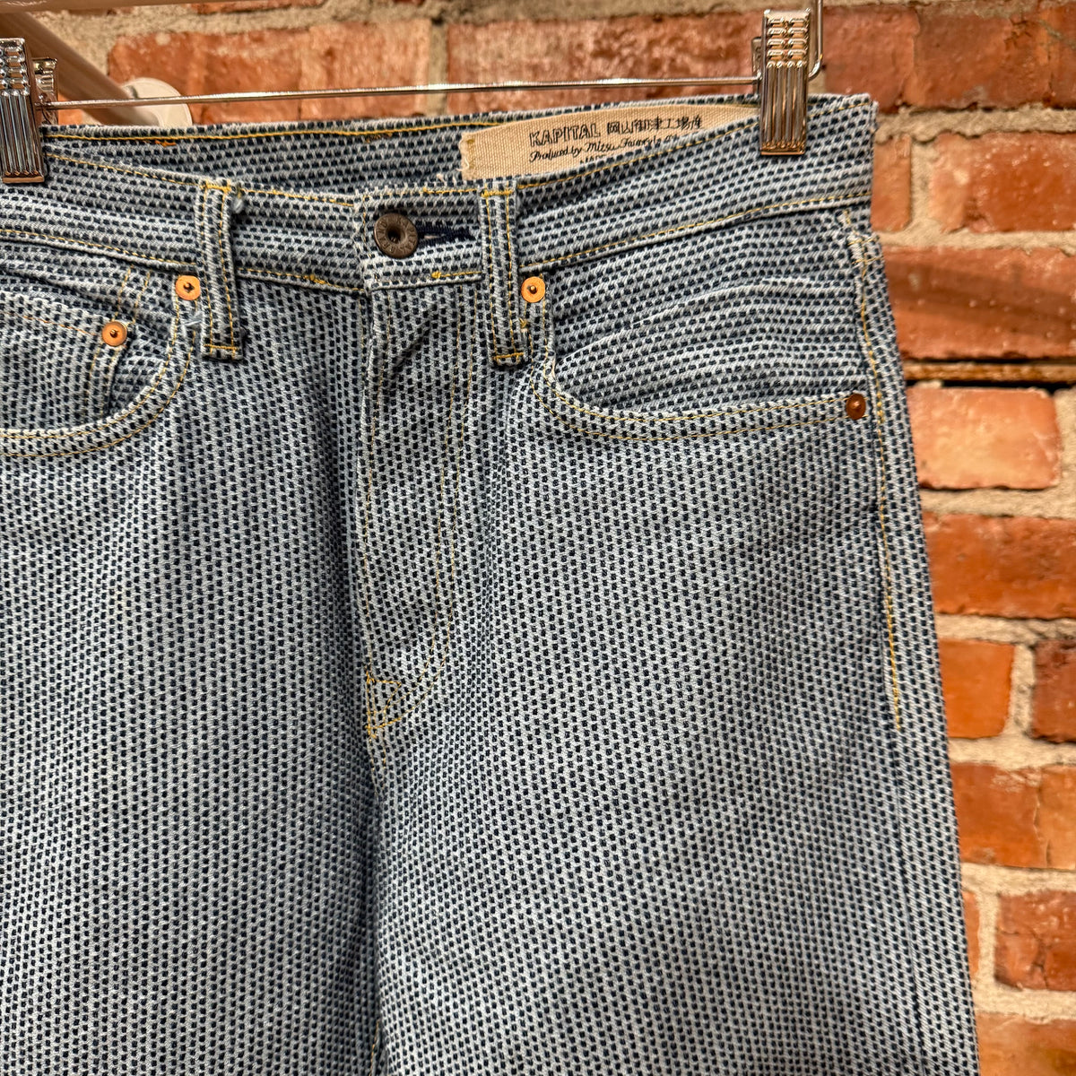 KAPITAL LIGHT INDIGO DYED NO.9 5P CENTURY DENIM ‘BLUE’