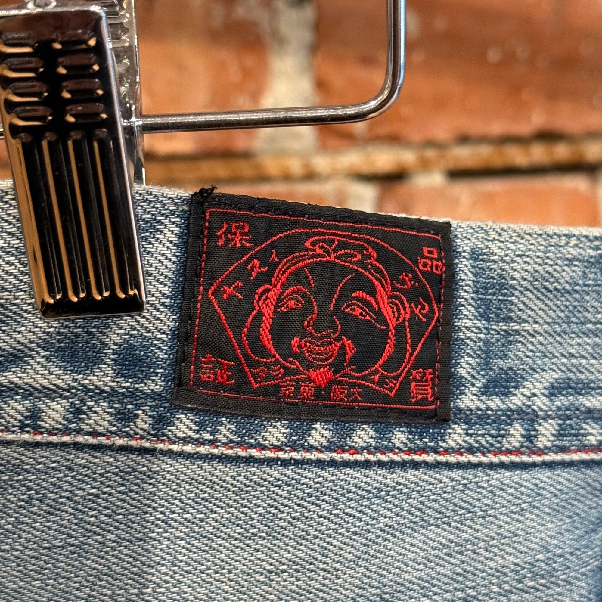 EVISU INTERNATIONAL STITCH GULL DENIM 'VINTAGE BLUE'